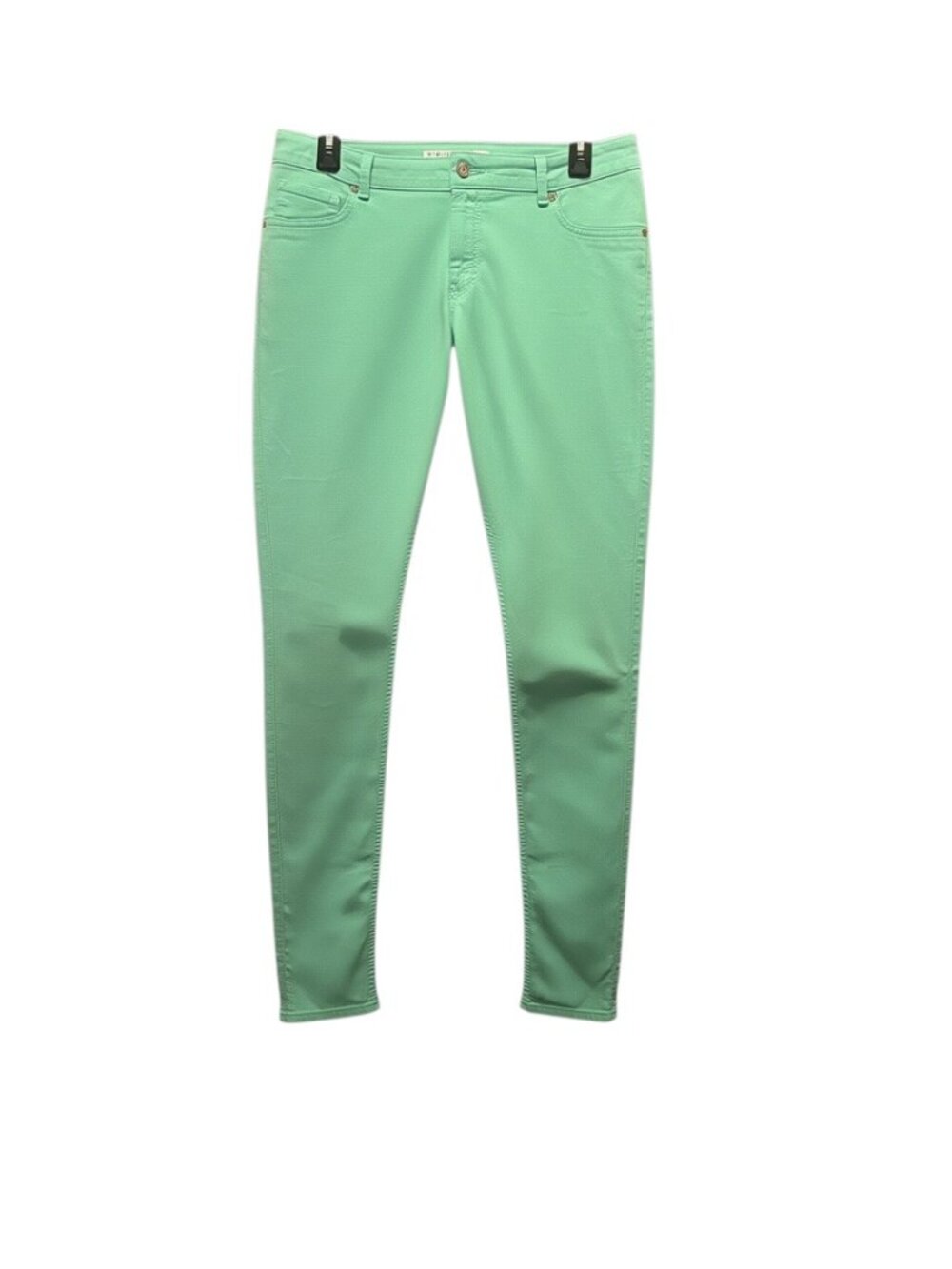 PZI Mint Green Skinny Jeans Size 16 Extra Long 36" Inseam Stretch Denim